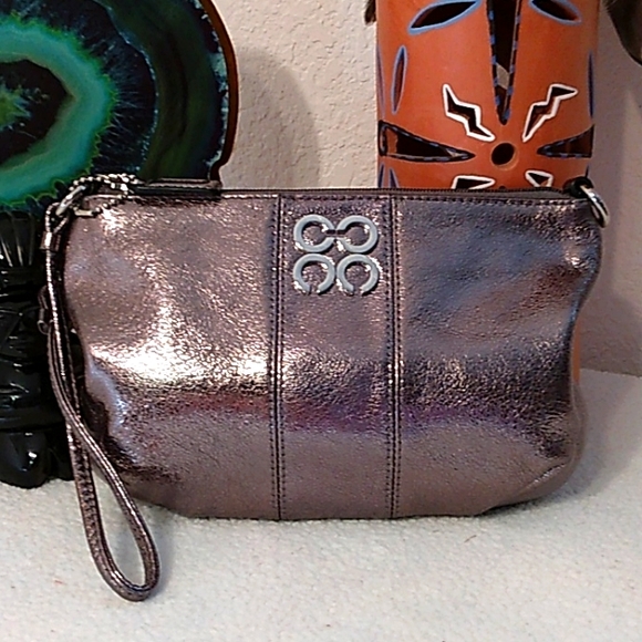 Coach Handbags - SALE! RARE Mint Coach Metallic Wristlet